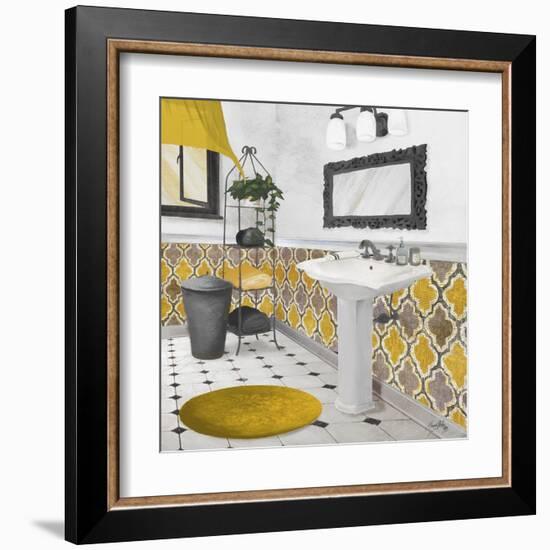 Sundance Bath II (Yellow)-Elizabeth Medley-Framed Art Print