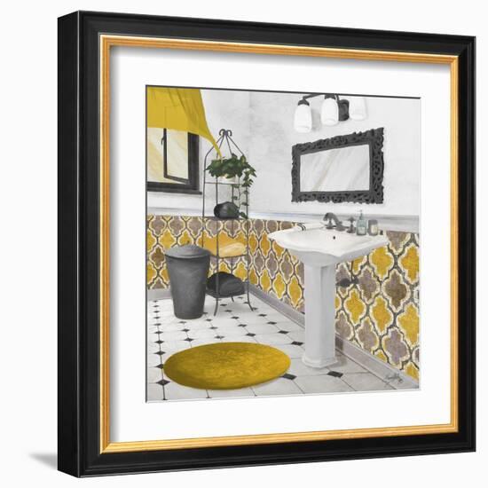 Sundance Bath II (Yellow)-Elizabeth Medley-Framed Art Print