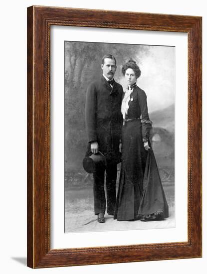 Sundance Kid and Etta Place, 1901-Science Source-Framed Giclee Print