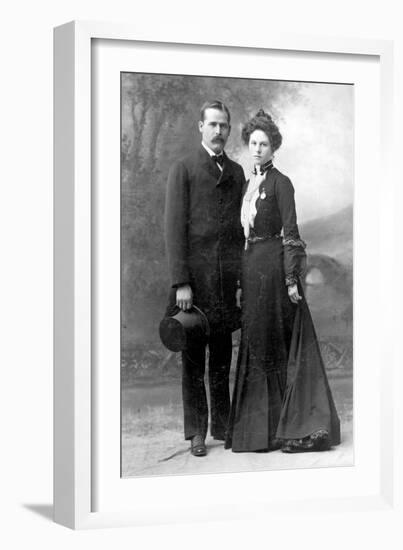 Sundance Kid and Etta Place, 1901-Science Source-Framed Giclee Print
