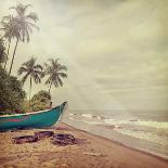 Vintage Beach Palms-Sundari-Photographic Print