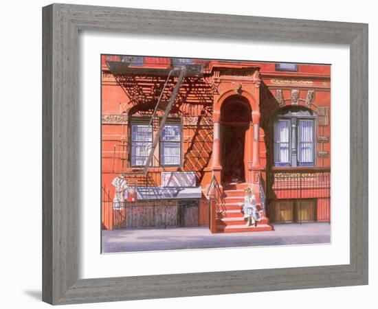 Sunday Afternoon, East 7th Street, Lower East Side, NYC, 2006-Anthony Butera-Framed Giclee Print