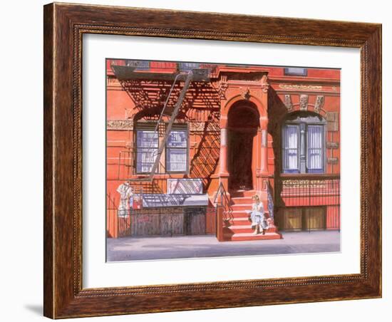 Sunday Afternoon, East 7th Street, Lower East Side, NYC, 2006-Anthony Butera-Framed Giclee Print