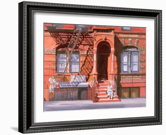 Sunday Afternoon, East 7th Street, Lower East Side, NYC, 2006-Anthony Butera-Framed Giclee Print