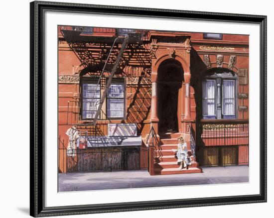 Sunday Afternoon, Lower East Side, New York-Anthony Butera-Framed Art Print