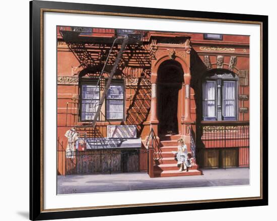 Sunday Afternoon, Lower East Side, New York-Anthony Butera-Framed Art Print