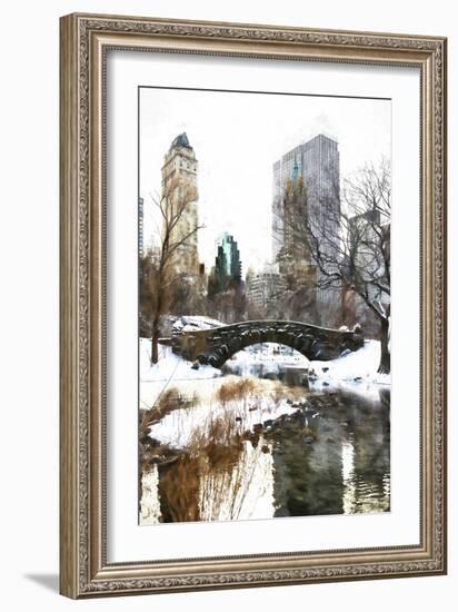 Sunday at Central Park-Philippe Hugonnard-Framed Giclee Print