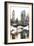 Sunday at Central Park-Philippe Hugonnard-Framed Giclee Print