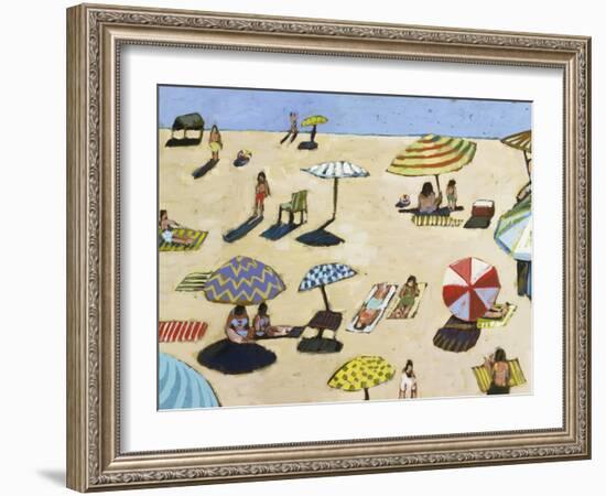 Sunday At The Beach-David Dimond-Framed Giclee Print