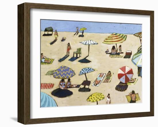 Sunday At The Beach-David Dimond-Framed Giclee Print