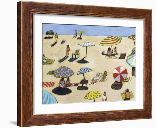 Sunday At The Beach-David Dimond-Framed Giclee Print