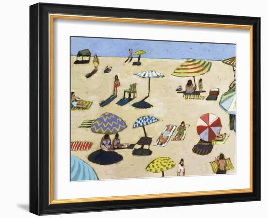 Sunday At The Beach-David Dimond-Framed Giclee Print