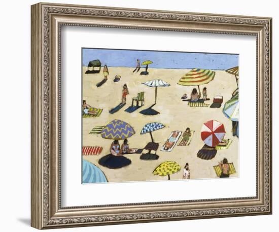 Sunday At The Beach-David Dimond-Framed Giclee Print