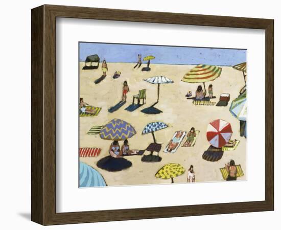 Sunday At The Beach-David Dimond-Framed Giclee Print