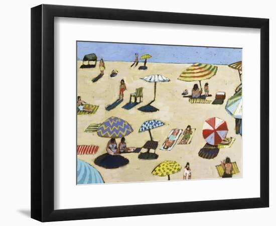 Sunday At The Beach-David Dimond-Framed Giclee Print