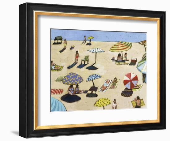 Sunday At The Beach-David Dimond-Framed Giclee Print