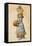 Sunday Best - Young Girl in Blue, 19Th Century 9Colour Lithograph)-Kate Greenaway-Framed Premier Image Canvas