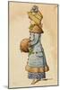 Sunday Best - Young Girl in Blue, 19Th Century 9Colour Lithograph)-Kate Greenaway-Mounted Giclee Print