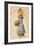 Sunday Best - Young Girl in Blue, 19Th Century 9Colour Lithograph)-Kate Greenaway-Framed Giclee Print