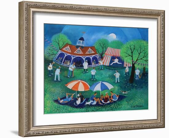 Sunday Cricket 2016-Lisa Graa Jensen-Framed Giclee Print