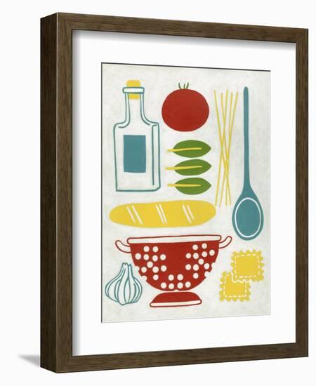 Sunday Dinner-Chariklia Zarris-Framed Premium Giclee Print