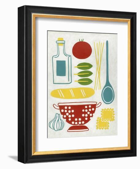 Sunday Dinner-Chariklia Zarris-Framed Premium Giclee Print