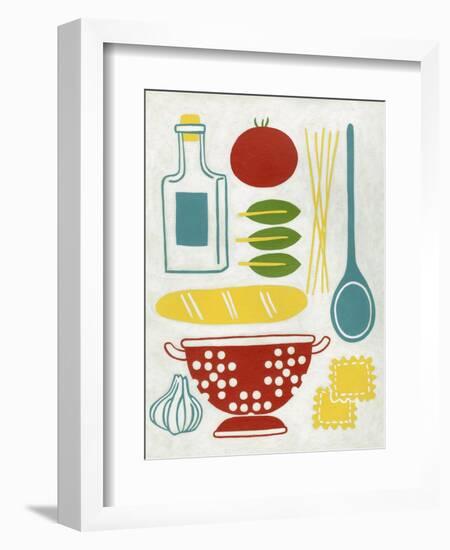 Sunday Dinner-Chariklia Zarris-Framed Art Print