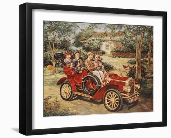 Sunday Drive-Lee Dubin-Framed Giclee Print