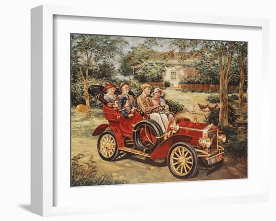 Sunday Drive-Lee Dubin-Framed Giclee Print