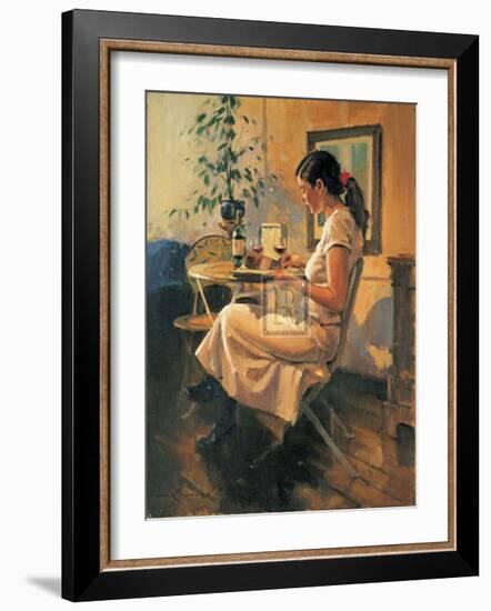 Sunday Girl-Raymond Leech-Framed Art Print