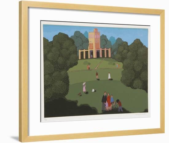 Sunday in Masimir Park-Branko Bahunek-Framed Limited Edition