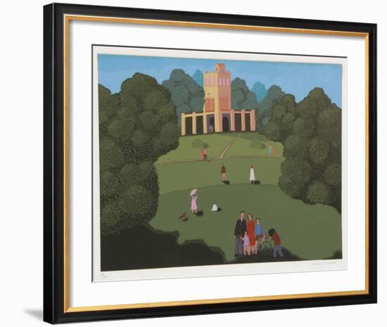 Sunday in Masimir Park-Branko Bahunek-Framed Limited Edition