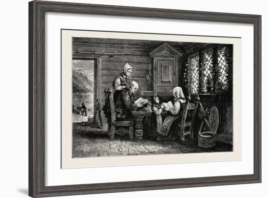 Sunday in Norway-null-Framed Giclee Print