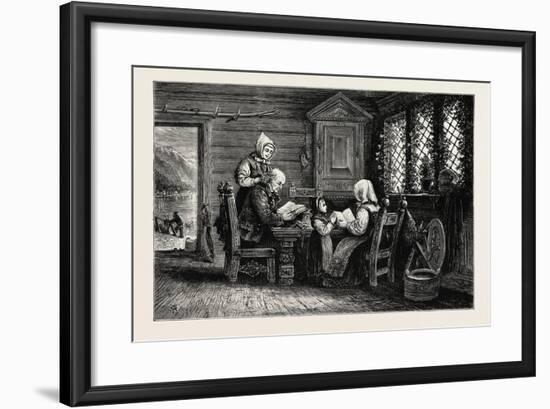 Sunday in Norway-null-Framed Giclee Print