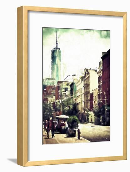 Sunday in Soho-Philippe Hugonnard-Framed Giclee Print