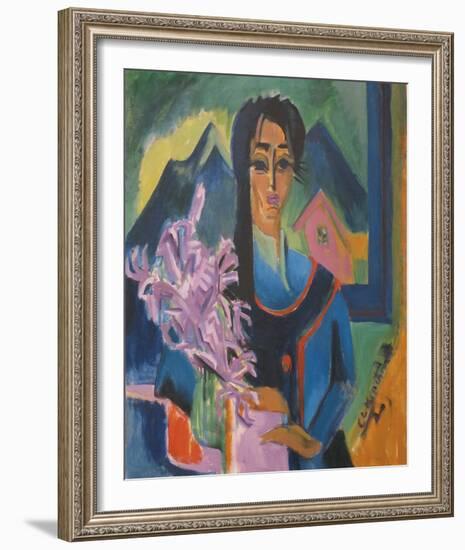 Sunday in the Alps-Ernst Ludwig Kirchner-Framed Giclee Print