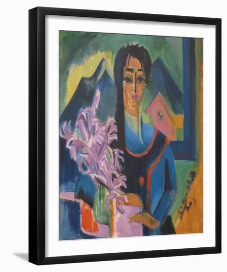 Sunday in the Alps-Ernst Ludwig Kirchner-Framed Giclee Print