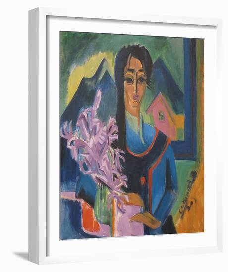 Sunday in the Alps-Ernst Ludwig Kirchner-Framed Giclee Print