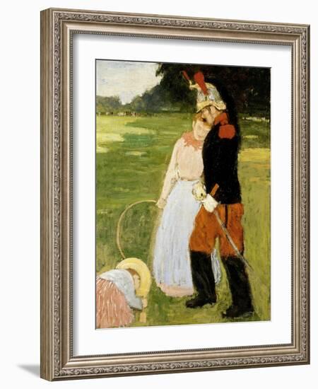 Sunday in the Bois De Boulogne-Henri Jacques Edouard Evenepoel-Framed Giclee Print