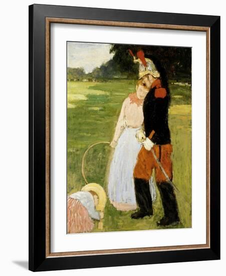 Sunday in the Bois De Boulogne-Henri Jacques Edouard Evenepoel-Framed Giclee Print