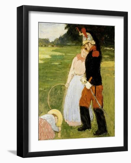 Sunday in the Bois De Boulogne-Henri Jacques Edouard Evenepoel-Framed Giclee Print