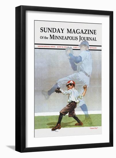 Sunday Magazine of the Minneapolis Journal: Some Day-null-Framed Art Print