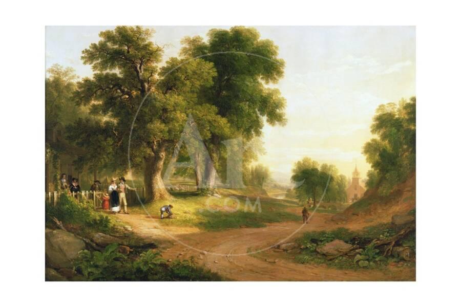 Sunday Morning 1839 Giclee Print By Asher Brown Durand Art Com