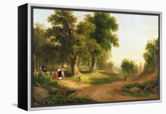 Sunday Morning, 1839-Asher Brown Durand-Framed Premier Image Canvas