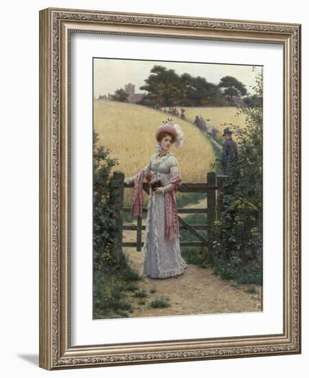 Sunday Morning, 1891-Edmund Blair Leighton-Framed Giclee Print