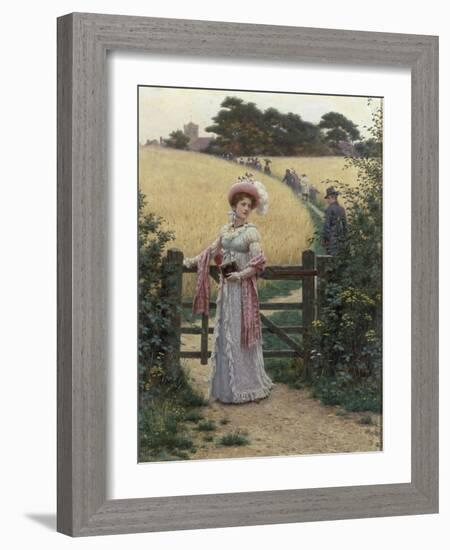Sunday Morning, 1891-Edmund Blair Leighton-Framed Giclee Print