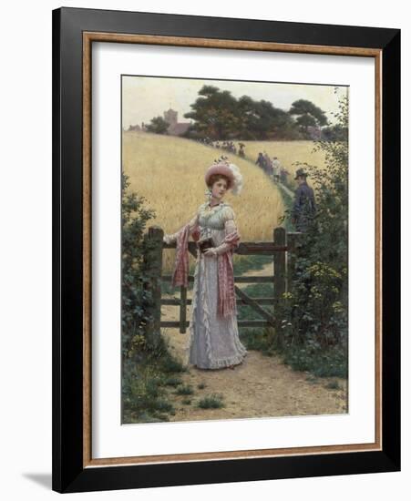 Sunday Morning, 1891-Edmund Blair Leighton-Framed Giclee Print