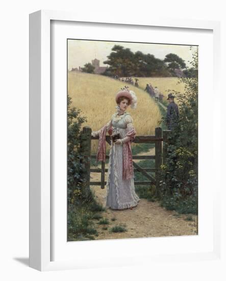 Sunday Morning, 1891-Edmund Blair Leighton-Framed Giclee Print