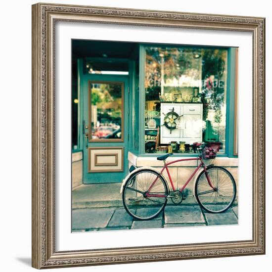 Sunday Morning Bike-Sue Schlabach-Framed Art Print