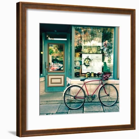 Sunday Morning Bike-Sue Schlabach-Framed Art Print